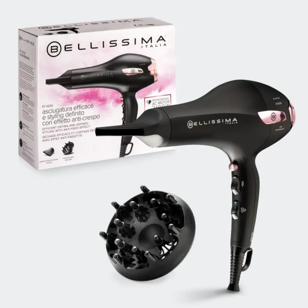 Sèche cheveux professionnel P7 3200 - Noir