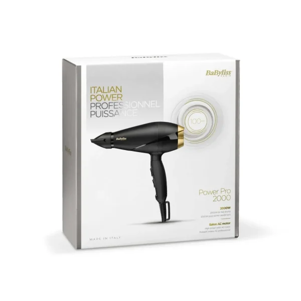 Sèche cheveux professionnel AC 6704E - Noir