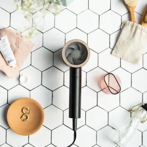 Sèche-cheveux 1600w ionique noir/rose - dos173