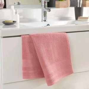 Serviette de Toilette Tendresse 50x90cm Bois de Rose