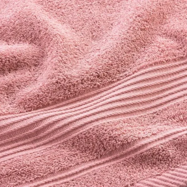 Serviette de Toilette Tendresse 50x90cm Bois de Rose