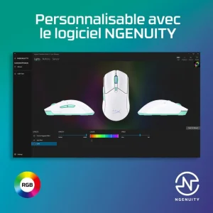 Souris Gamer Sans Fil Pulsefire Haste 2 Core Noir