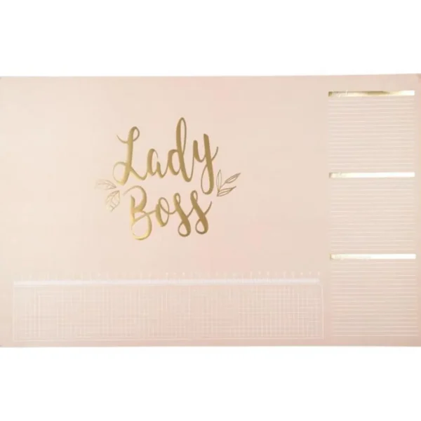 Sous Main en Papier Lady Boss 50cm Rose