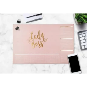 Sous Main en Papier Lady Boss 50cm Rose