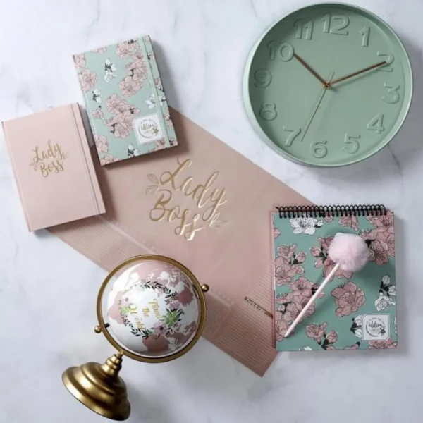 Sous Main en Papier Lady Boss 50cm Rose