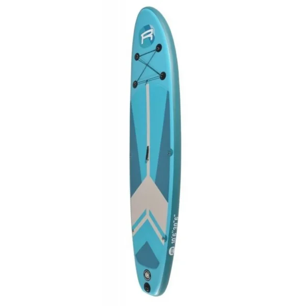 Stand Up Paddle gonflable INDIANA BLUE ROHE 10'6'' (320cm) 30'' (76cm) 6'' (15cm) avec Pompe, Pagaie, Leash et Sac de transport