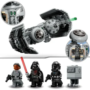 Star Wars 75347 Le Bombardier TIE, Kit de Maquette à Construire, Vaisseau avec Figurine de Droïde Gonk et Minifigurine Dark Vador