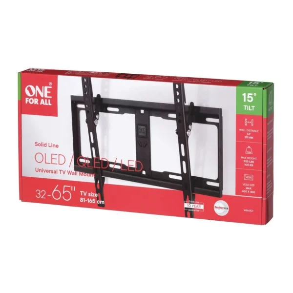 Support mural TV TV Solid inclinable 32/65pouces VESA400