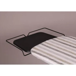 Table à repasser en bois NUBAR 130x47 H92cm housse 100% cotton avec repose fer et repose centrale vapeur