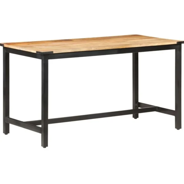 Table a manger 140x70x76 cm Bois de manguier brut massif