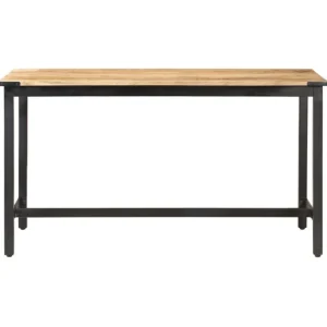 Table a manger 140x70x76 cm Bois de manguier brut massif