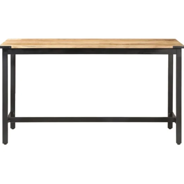 Table a manger 140x70x76 cm Bois de manguier brut massif
