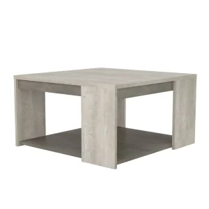 Table basse carrée avec niche ouverte L80cm CANNES
