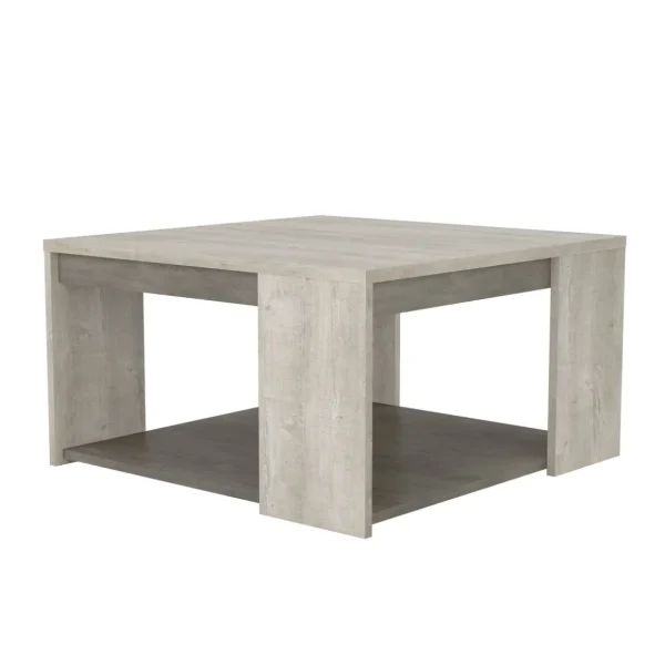 Table basse carrée avec niche ouverte L80cm CANNES