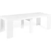 Table console extensible avec rallonges 45/235 cm ELORA