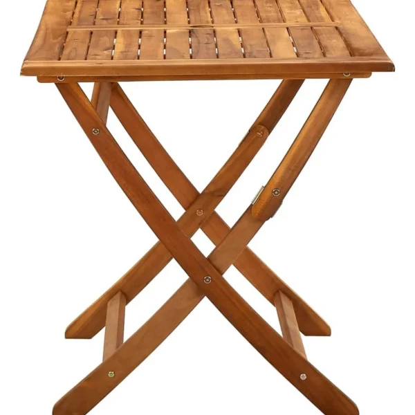 Table de jardin pliable 120x70x75 cm Bois d'acacia massif
