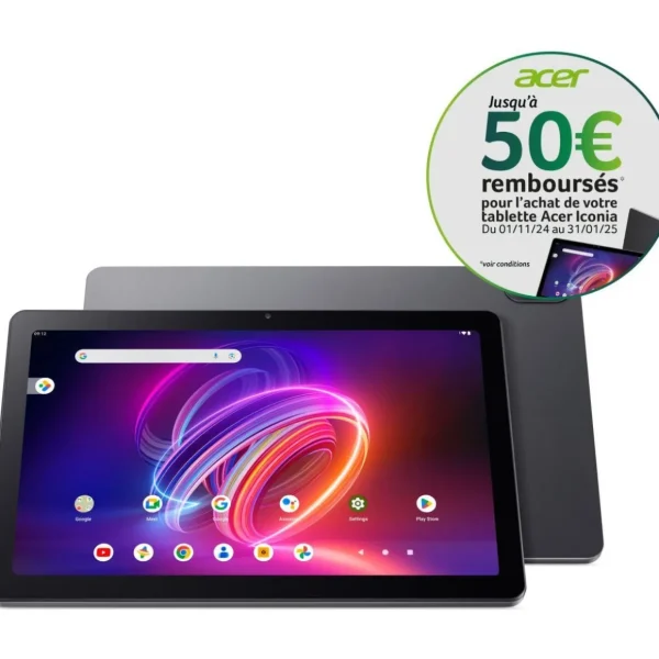 Tablette Android Iconia P10-21Q-86BJ 128Go Noir