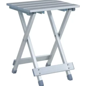Tabouret de camping Aluminium 28x26x39 cm