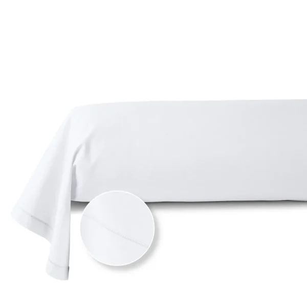 Taie de traversin unie en coton 57 fils - collection permanente