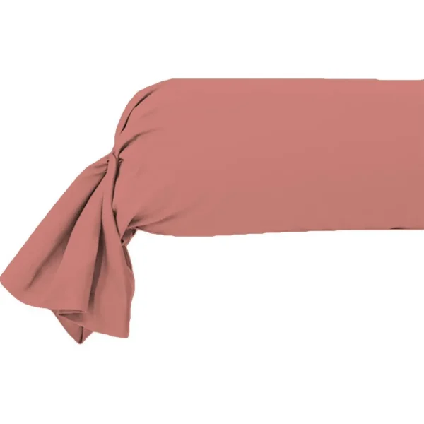Taie de traversin unie en coton 57 fils - collection permanente