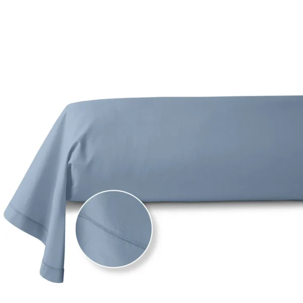 Taie de traversin unie en coton 57 fils - collection permanente