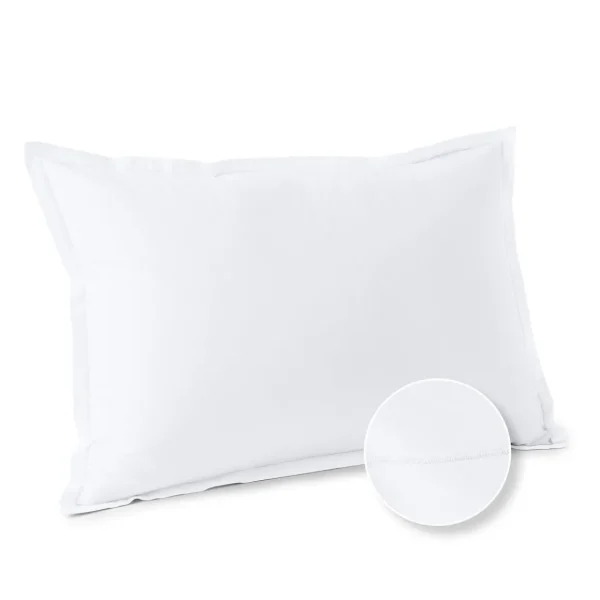 Taie d'oreiller unie en coton 57 fils - collection permanente