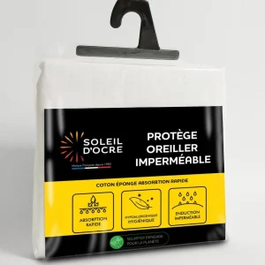 Taie protège oreiller EPONGE imperméable