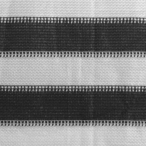 Tapis de tente 200x400 cm Anthracite et blanc