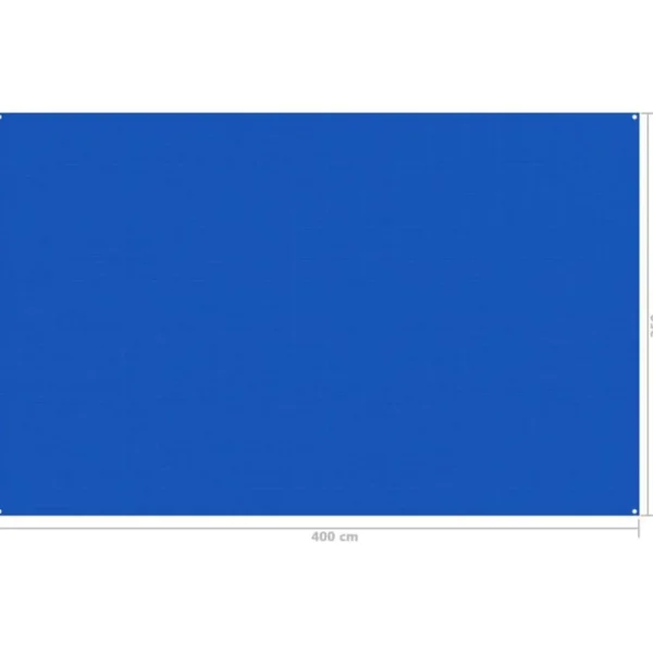Tapis de tente 250x400 cm Bleu