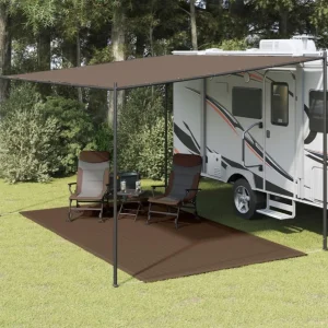 Tapis de tente 250x400 cm Marron