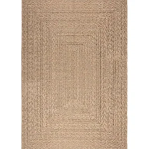 Tapis 160x230 cm aspect jute interieur et exterieur