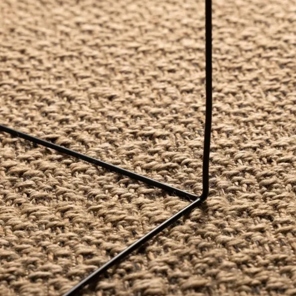 Tapis 160x230 cm aspect jute interieur et exterieur