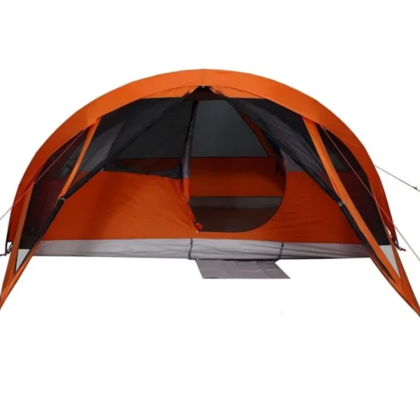 Tente de cabine familiale 6 personnes gris orange imperméable