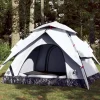 Tente de camping à dôme 3 personnes libération rapide