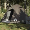 Tente de camping à dôme 2 personne marron imperméable