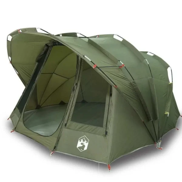 Tente de pêche 5 personnes vert olive imperméable