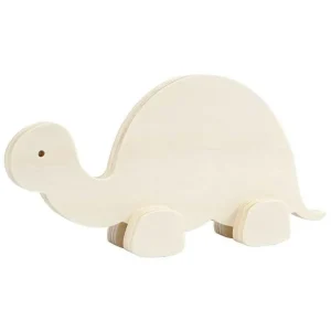 Tortue en bois à décorer 19 x 9,5 cm