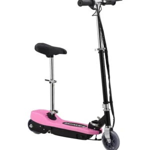 Trottinette électrique avec siège 120 W Rose