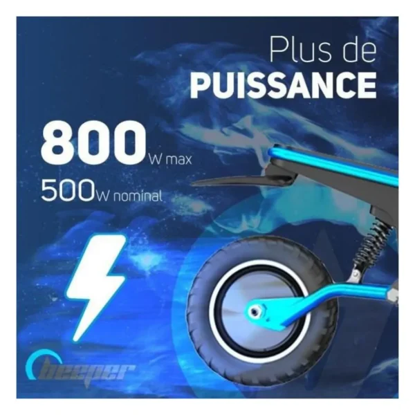 Trottinette électrique tout-terrain - BEEPER - Cross - 500W - 10- 48V - 13Ah