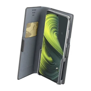 Étui folio pour téléphone XL 5.4 pouces - Noir