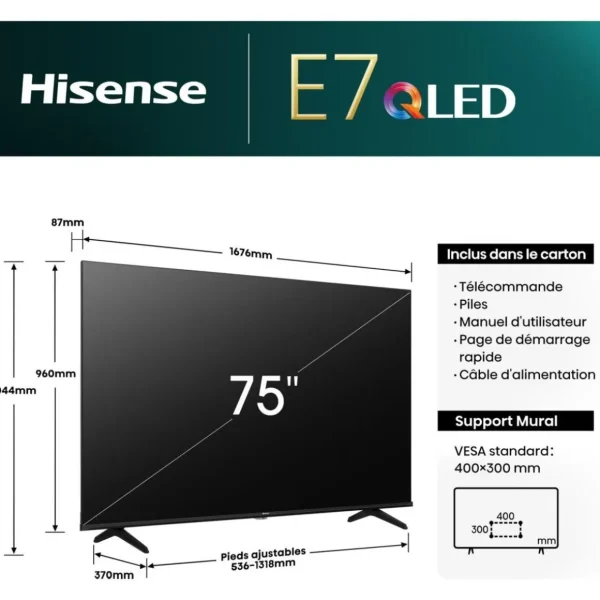 TV QLED 75E7NQ 2024