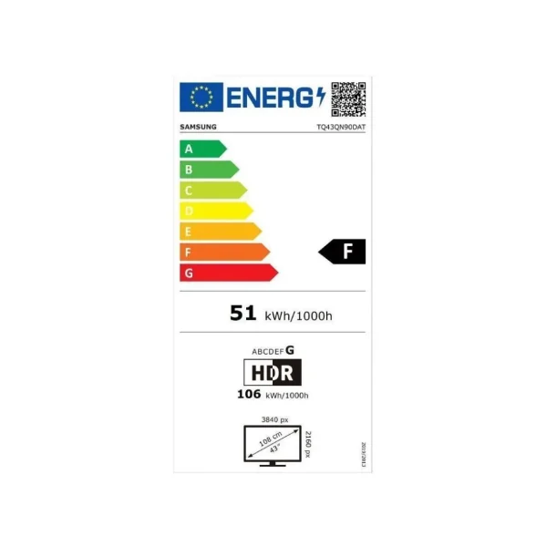 TV QLED NeoQLED TQ43QN90D 4K AI Smart TV 2024