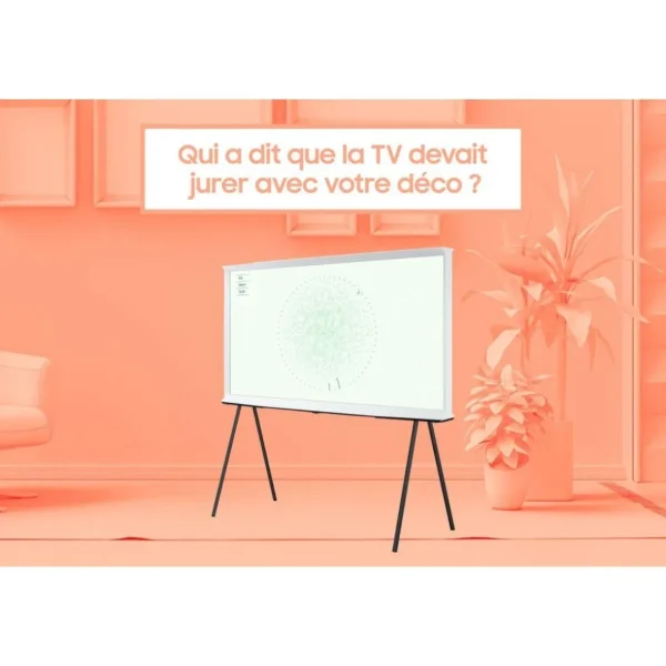 TV QLED The Serif TQ65LS01D Blanc 2024
