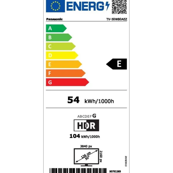 TV QLED TV-50W80AEZ