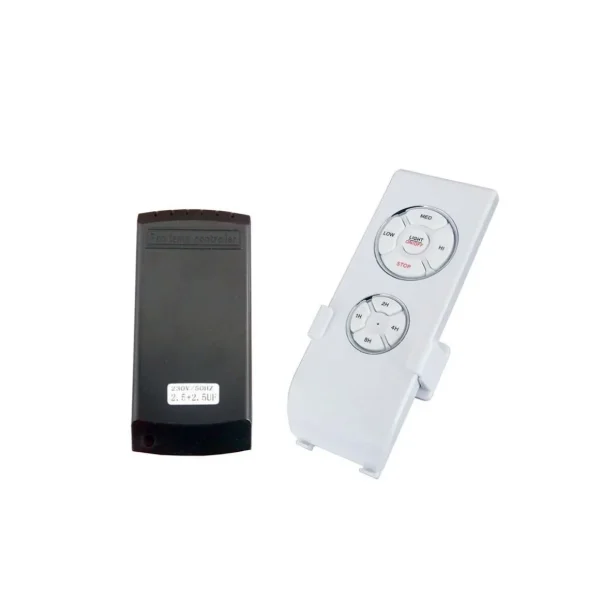 Ventilateur Plafonnier Eclairage 5 pales 60 W 3 vitesses Ø 130 cm Télécommande NIKLAS