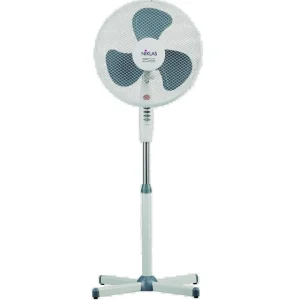 Ventilateur sur pied 45W Mat télescopique 1.30m 3 vitesses 40 cm NIKLAS