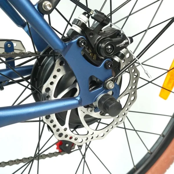 Vélo Assistance Électrique VTC City pro 26 pouces - Bleu