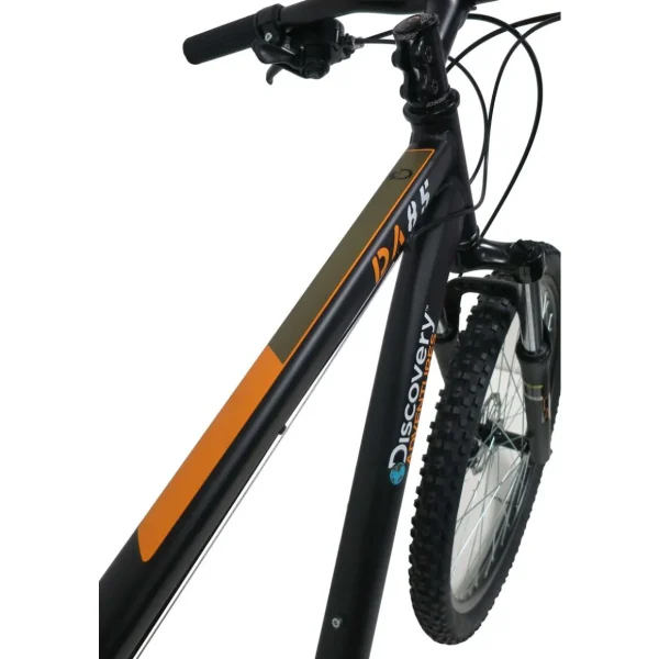 Vélo VTT 27,5'' Rigide Homme Discovery Adventures - Cadre Alu - Double Freins à Disque - Dérailleur Shimano - Sélecteurs à gâchettes - Fourche télescopique - Potence headset