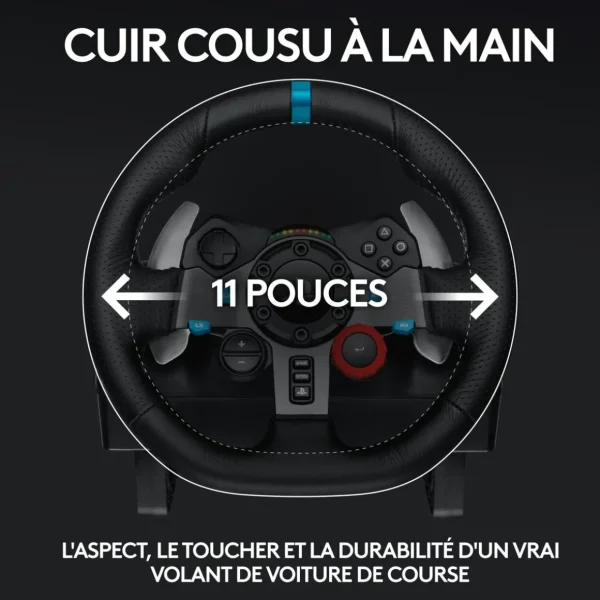 Volant de Course avec Pédales G29 DRIVING FORCE pour PS5, PS4, PC, Mac
