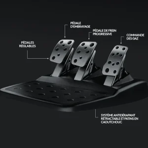 Volant de Course avec Pédales G29 DRIVING FORCE pour PS5, PS4, PC, Mac